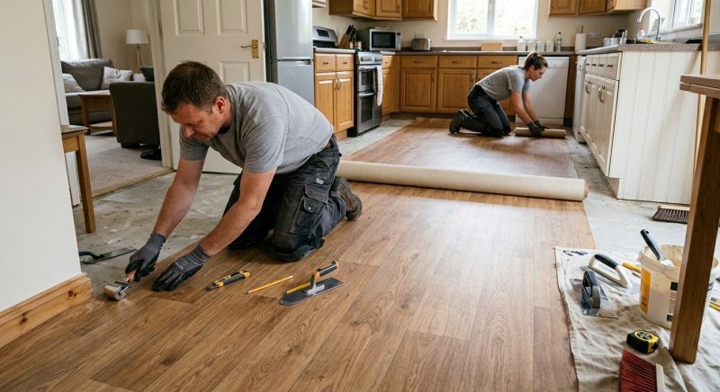 Linoleum Floor Installation in Newburyport, MA