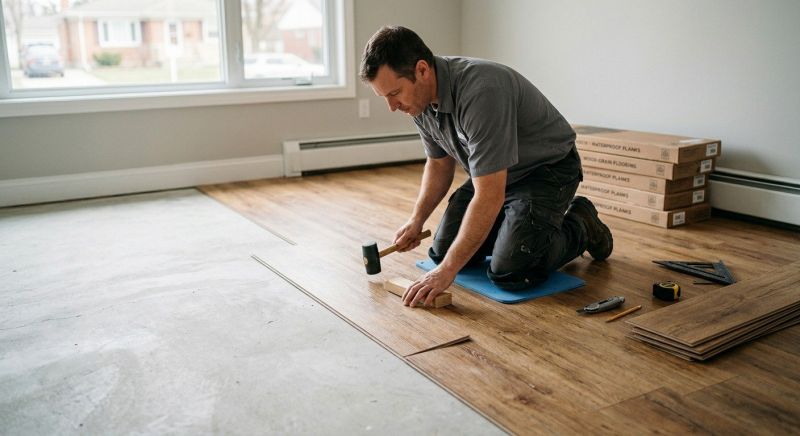 Linoleum Floor Installation in Middleton, MA