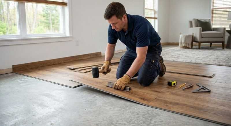 Luxury Vinyl Tile Installation in Danville, NH