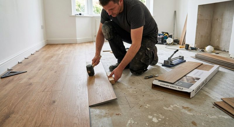 Luxury Vinyl Tile Installation in Epping, NH
