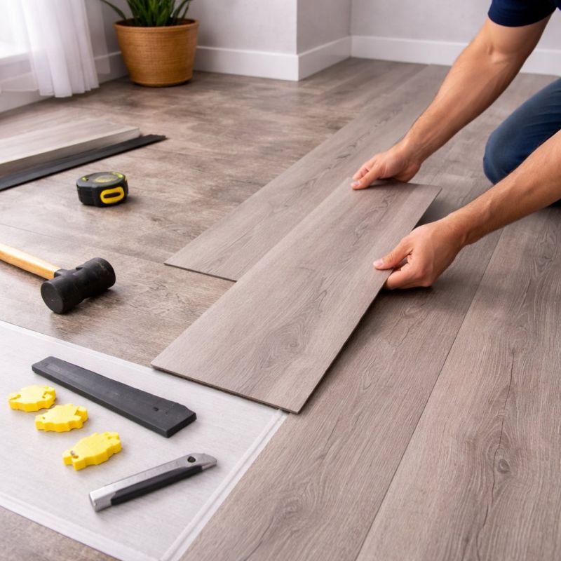 Luxury Vinyl Tile Installation in Newburyport, MA