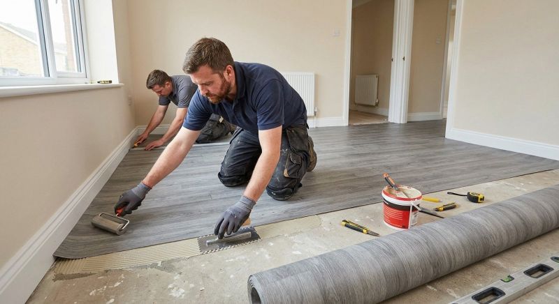 Sheet Flooring Installation in Pelham, NH