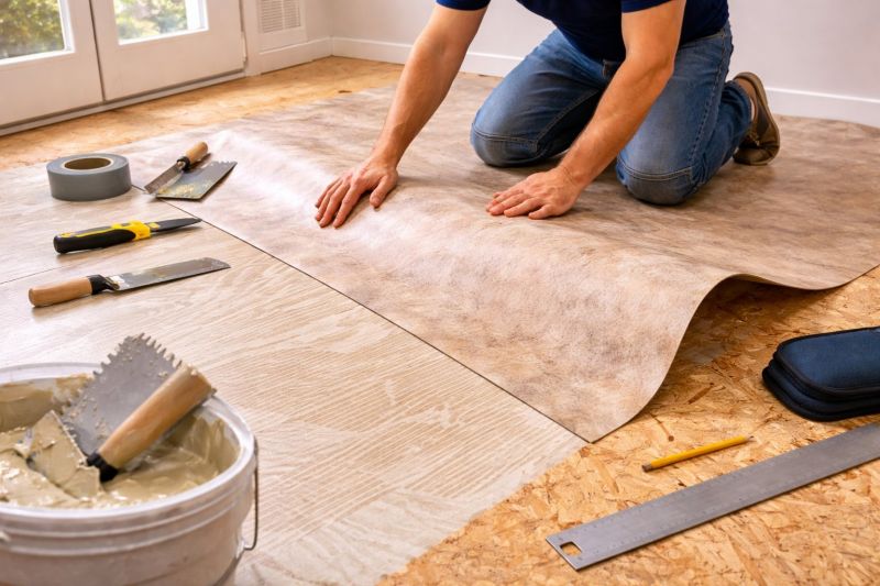Sheet Flooring Installation in Seabrook, NH