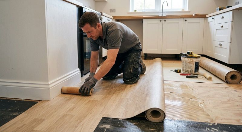 Sheet Linoleum Installation in Topsfield, MA