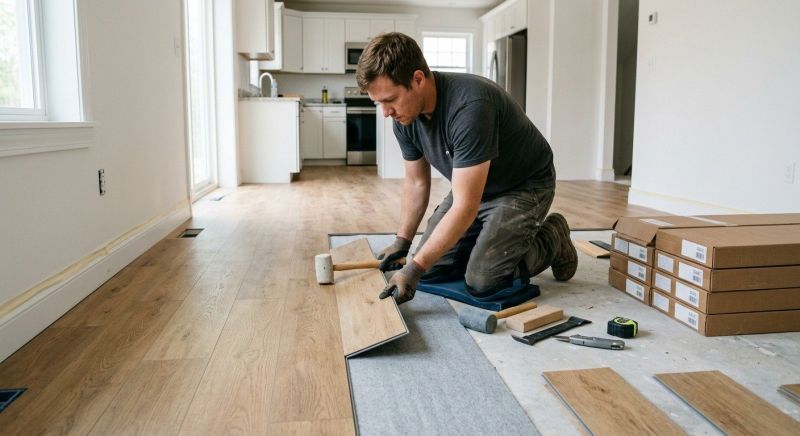 Vinyl Flooring Installation in Lowell, MA
